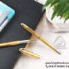Bút Kim Loại Nắp Và Thân Vàng Đồng - RP606