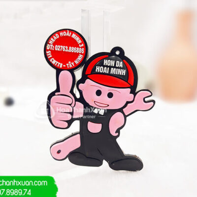 mau moc chia khoa cao su tho sua xe Mẫu Móc Chìa Khóa Cao Su Thợ Sửa Xe