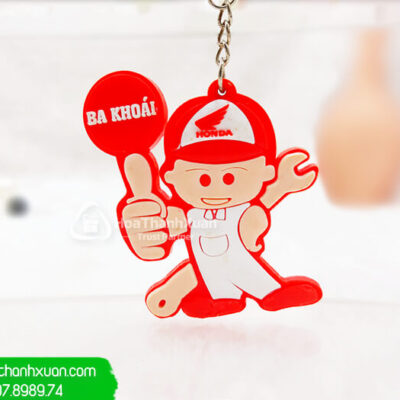 mau moc khoa cao su tho sua xe mau do Mẫu Móc Khóa Cao Su Thợ Sửa Xe Màu Đỏ