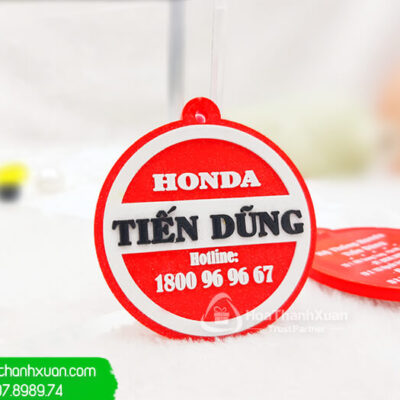 Móc Chìa Khóa Cao Su Khuôn Hình Tròn Đẹp