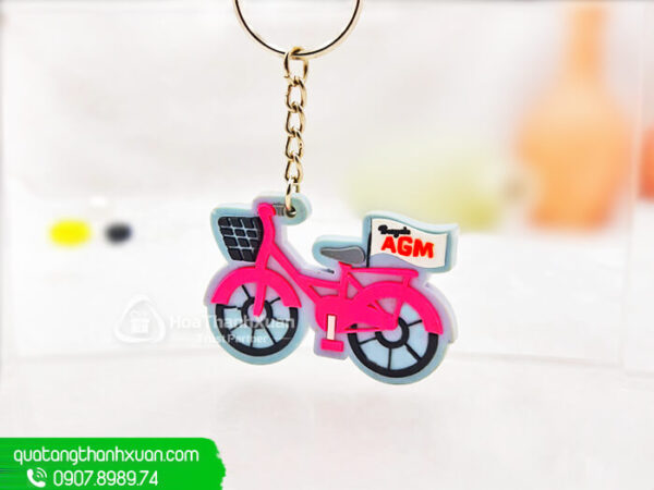 Móc Khóa Cao Su Đúc Khuôn Chiếc Xe