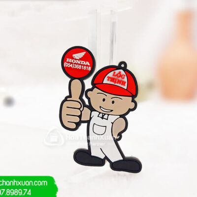 moc khoa cao su tho sua xe gia re Móc Khóa Cao Su Thợ Sửa Xe Giá Rẻ