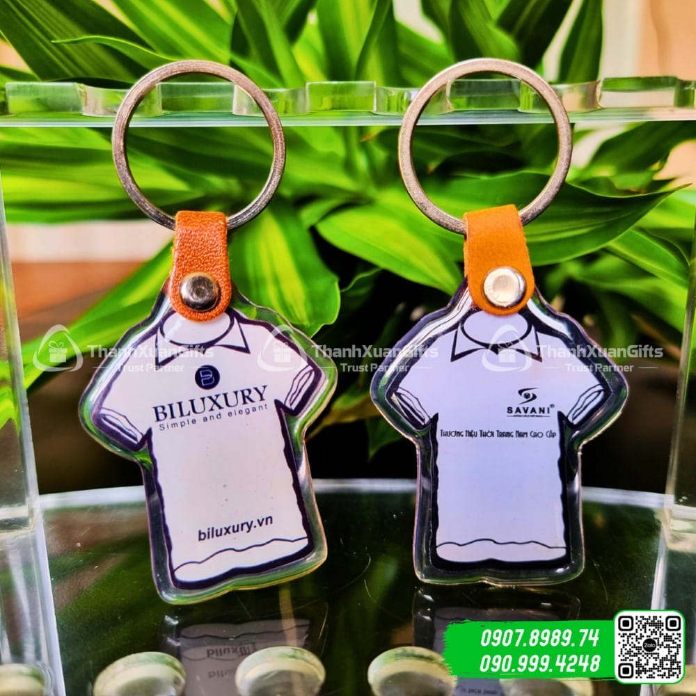 Móc Khoá Đổ Keo Hình Cái Áo Mẫu Số 01