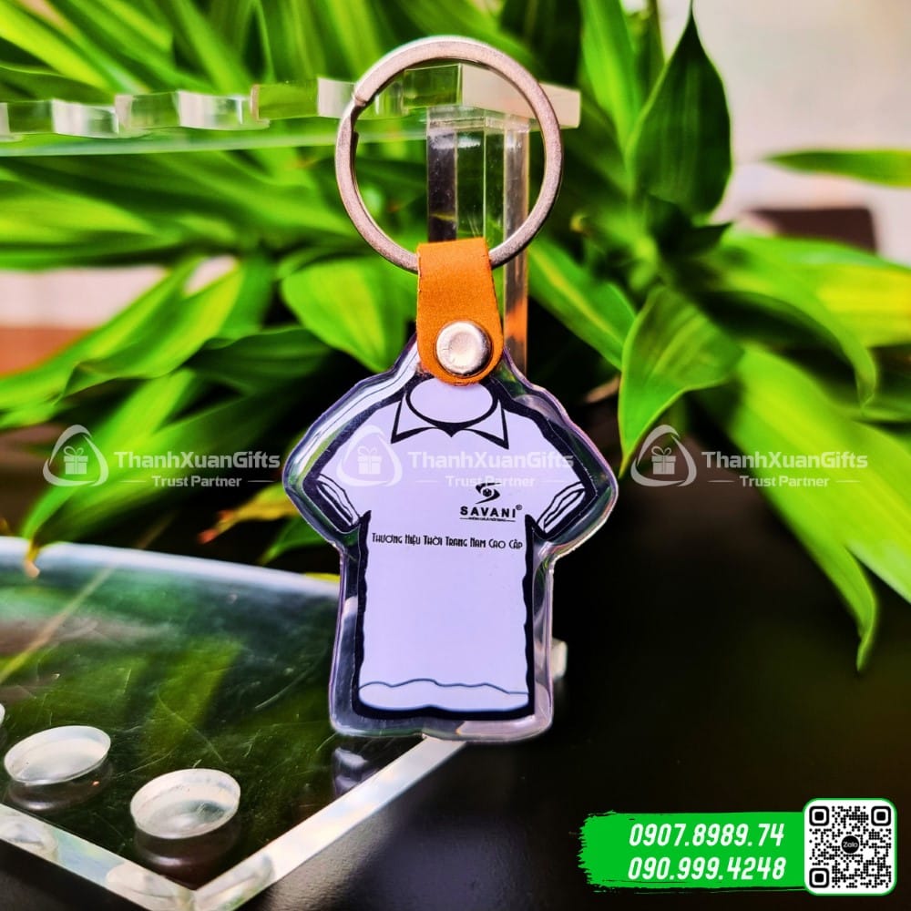 moc khoa do keo hinh cai ao mau so 01b Móc Khoá Đổ Keo Hình Cái Áo Mẫu Số 01B