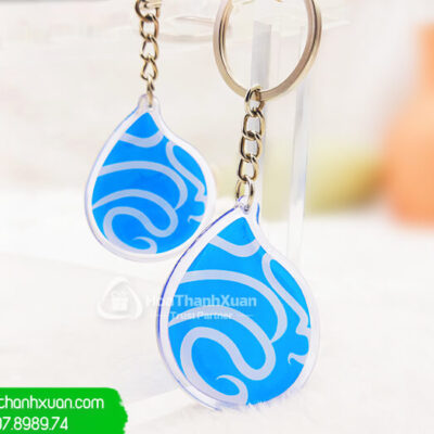 Móc Khóa Đổ Keo Theo Khuôn Giọt Nước