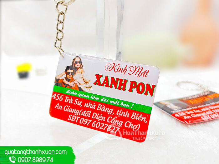 moc khoa keo khong vien hinh chu nhat Móc Khóa Keo Không Viền Hình Chữ Nhật