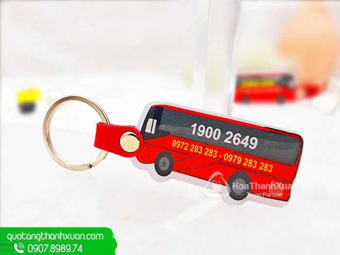 moc khoa keo khong vien khoen da hinh Móc Khóa Keo Không Viền Khoen Da Hình Xe