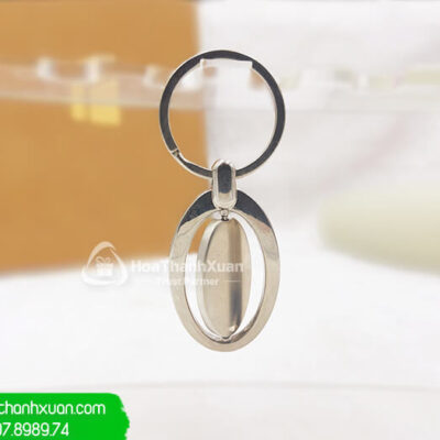 moc khoa kim loai dang xoay hinh elip Móc Khóa Kim Loại Dạng Xoay Hình Elip