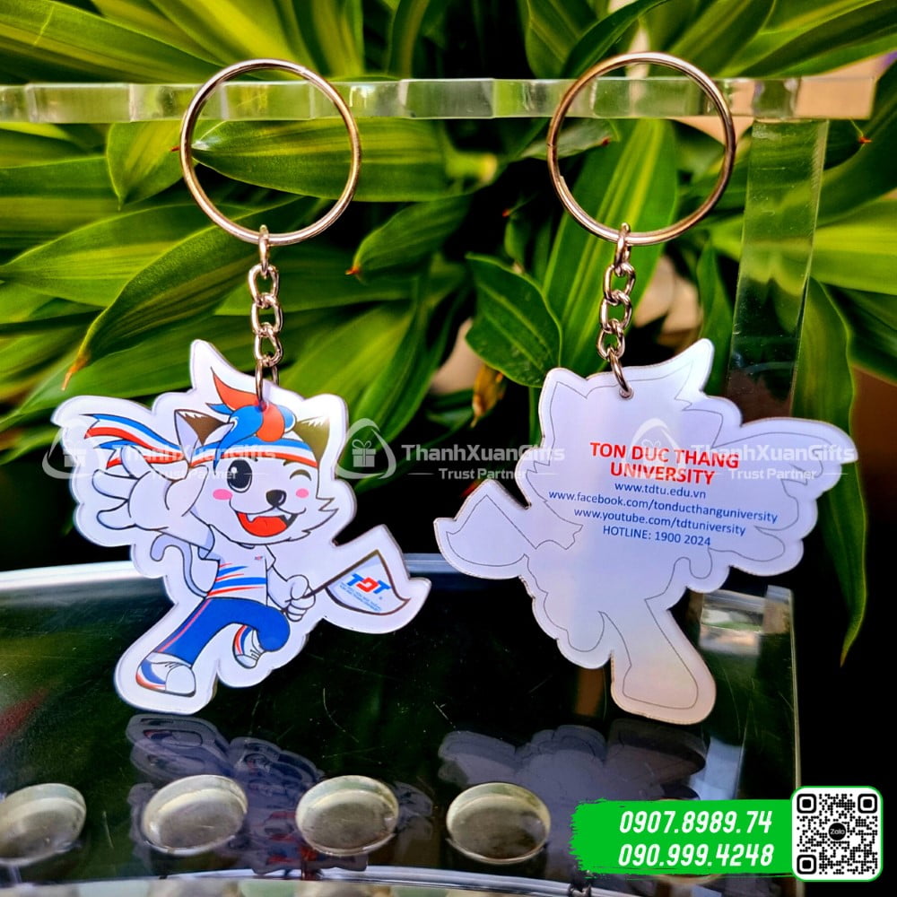 Móc Khóa Mica Hình Nhân Vật TDT