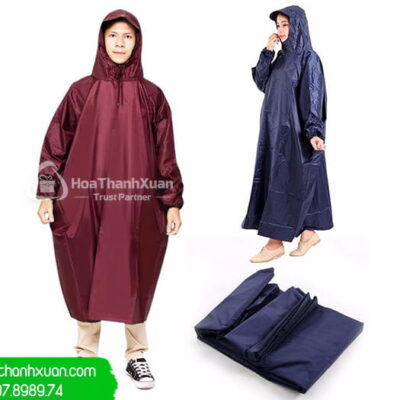Áo Mưa Bít Hông 1m4 Vải Rạng Đông - AMBH01