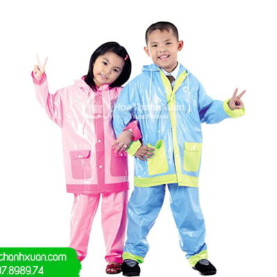 Áo Mưa Bộ Trẻ Em Dễ Thương - MBTE01