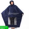 Áo Mưa Cánh Dơi Có Kính Đèn Vải Dù Rạng Đông