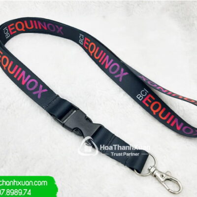 Dây Đeo Thẻ Có Khóa Nối In Logo - DD03B