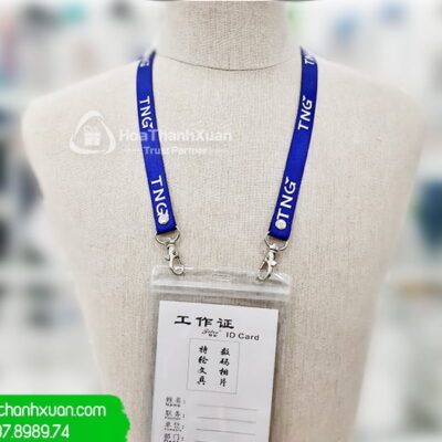 Dây Đeo Thẻ Hai Đầu Móc In Logo - DD01