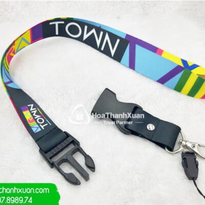 Mẫu Dây Đeo Thẻ Móc Nối USB In Logo