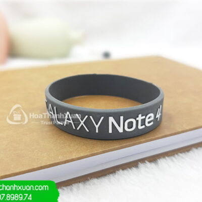 Vòng Tay Cao Su Dập Nổi Galaxy Note 4