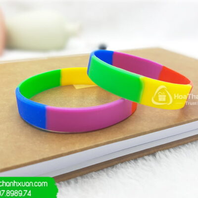 Vòng Tay Cao Su Ngũ Sắc Đẹp Giá Rẻ