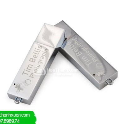 USB Kim Loại Chữ Nhật Nắp Rời - UKL03B