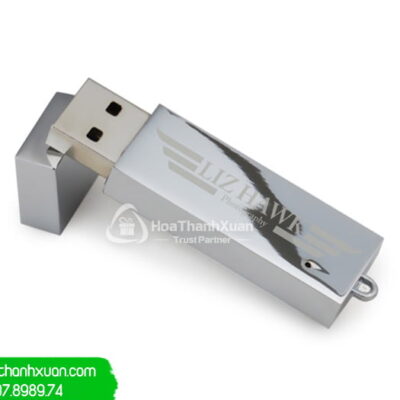 USB Kim Loại Chữ Nhật Nắp Rời - UKL03C