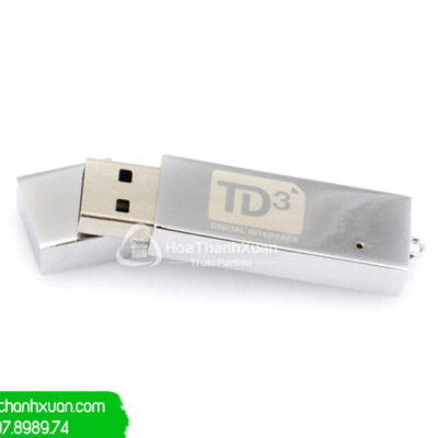 USB Kim Loại Chữ Nhật Nắp Rời - UKL03D