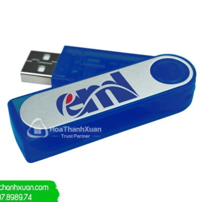 USB Nhựa Dạng Thân Xoay In Logo - UVN03A