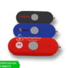 USB Nhựa Thân Nhám Nút Viền Bạc - UVN08