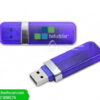 USB Nhựa Trong Nắp Rời Viền Bạc - UVN06