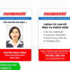Thẻ Nhựa In Tên NV Dạng Đứng - TN11