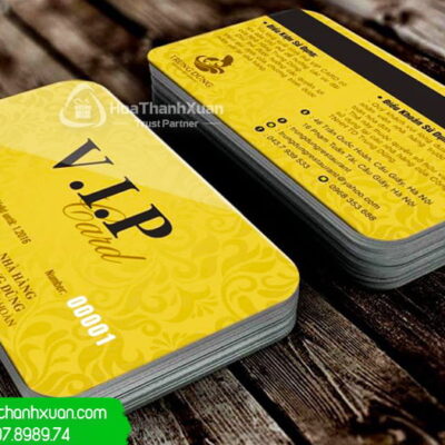 Thẻ VIP Cao Cấp Giá Rẻ In Tên - TN10