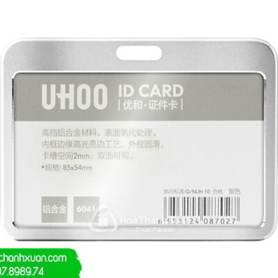 Bao Đựng Thẻ Kim Loại UHOO 6041 Mặt Trước