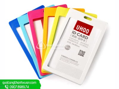 Bao Đựng Thẻ Nhựa 2 Mặt - UHOO 6612