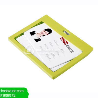 Bao Đựng Thẻ Nhựa UHOO 6611 Màu Vàng