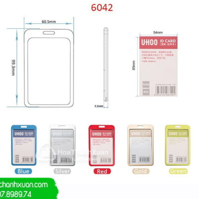 Kích Thước Bao Đựng Thẻ Kim Loại UHOO 6042