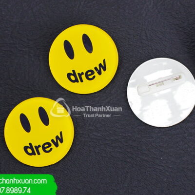 Huy Hiệu Mica In Logo The House Drew