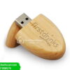 USB Vỏ Gỗ Hình Oval Nắp Rời - UVG11