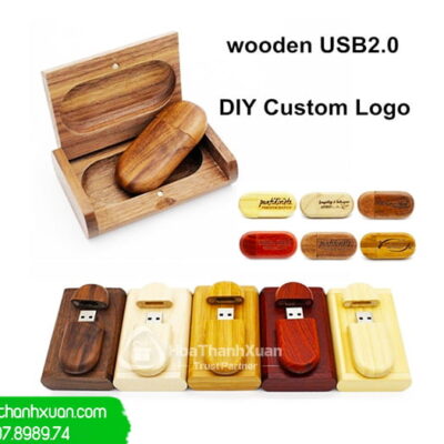 usb vo go hinh dang banh gao uvg03c USB Vỏ Gỗ Hình Dạng Bánh Gạo - UVG03C