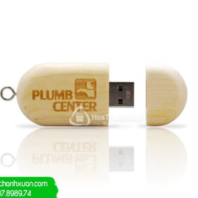 usb vo go hinh dang banh gao uvg03e USB Vỏ Gỗ Hình Dạng Bánh Gạo - UVG03E
