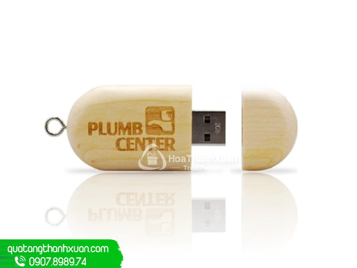 usb vo go hinh dang banh gao uvg03e USB Vỏ Gỗ Hình Dạng Bánh Gạo - UVG03E