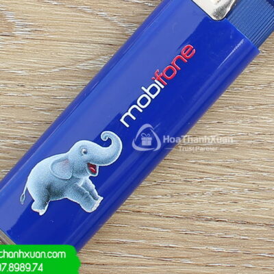 bat lua nhua blhp mau xanh duong in logo Bật Lửa Nhựa BLHP Màu Xanh Dương In Logo