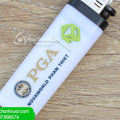 bat lua nhua bltf3 mau trang in logo Bật Lửa Nhựa BLTF3 Màu Trắng In Logo