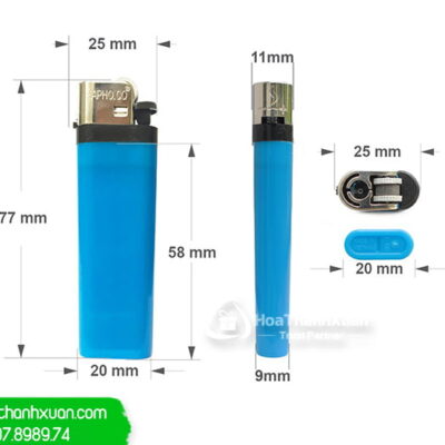 kich thuoc tong the bat lua nhua bltf3 Kích Thước Tổng Thể Bật Lửa Nhựa BLTF3