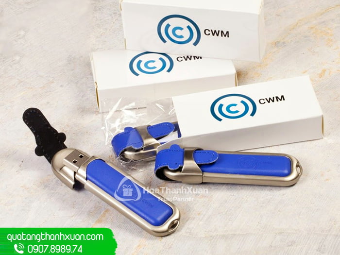 USB Bọc Da Cao Cấp In Logo Cty - UBD02 USB Bọc Da Cao Cấp In Logo Cty - UBD02
