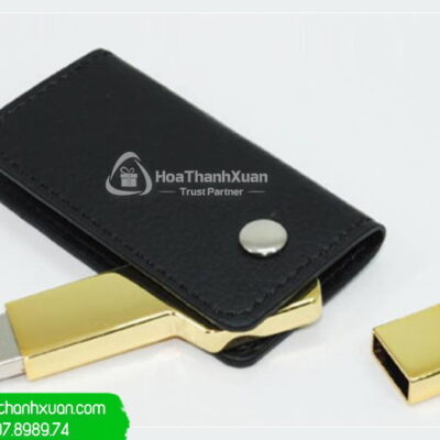 USB Bọc Da Cao Cấp In Logo Cty - UBD10A