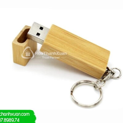 USB Vỏ Gỗ Hình Chữ Nhật Nhỏ - UVG05D