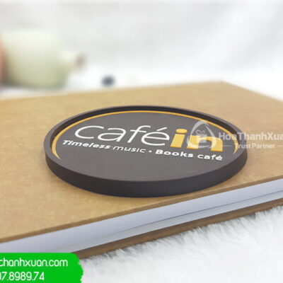 Lót Ly Cao Su Đổ Khuôn In Logo - LCS02A