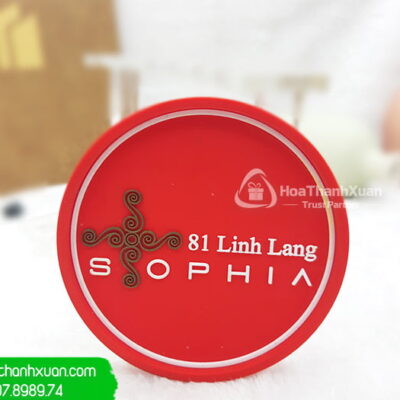 Lót Ly Cao Su Đổ Khuôn In Logo - LCS06