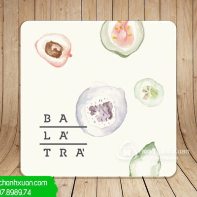 Lót Ly Giấy In Logo Giá Rẻ - LLG02