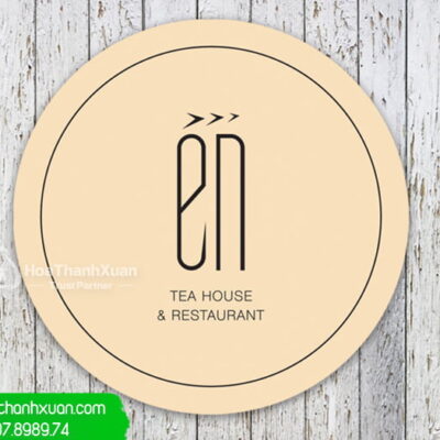 Lót Ly Giấy In Logo Giá Rẻ - LLG09