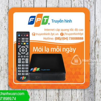 Lót Ly Giấy In Logo Giá Rẻ - LLG10