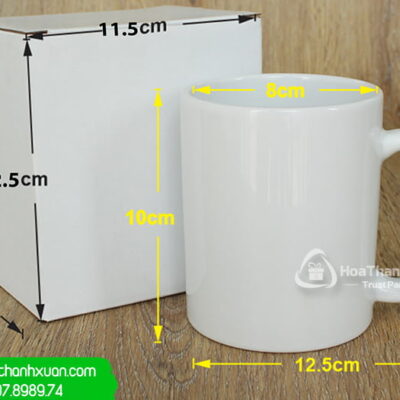Ly Sứ Tròn 360ml Cao Cấp In Logo - LS03F